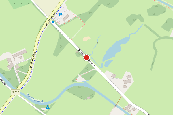 Brandweer-melding op Bekkingvelderweg, Zenderen op 28 juni, kaart-overzicht