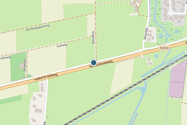 Politie-melding op Holterstraatweg, Rijssen op 17 april, kaart-overzicht