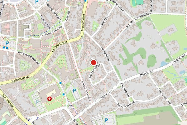 Brandweer-melding op Het Heuveltje, Oldenzaal op 28 juni, kaart-overzicht