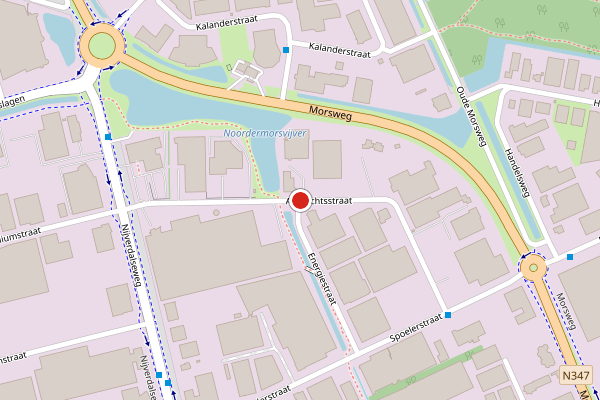 Brandweer-melding op Ambachtsstraat, Rijssen op 16 april, kaart-overzicht