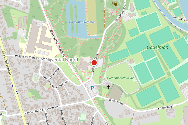 Brandweer-melding op Duivecatelaan, Nijverdal op 15 april, kaart-overzicht
