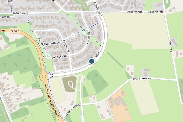 Politie-melding op Lupinelaan, Nijverdal op 10 april, kaart-overzicht