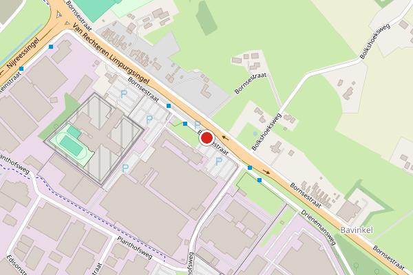 Brandweer-melding op Bornsestraat, Almelo op 29 juni, kaart-overzicht