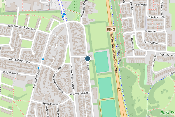Politie-melding op Horstlaan, Almelo op 2 juli, kaart-overzicht