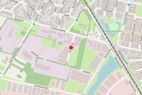 Brandweer-melding op Kp Buren, Borne op 2 juli, kaart-overzicht