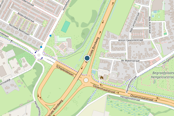 Politie-melding op Provinciale Rondweg, Oldenzaal op 4 juli, kaart-overzicht