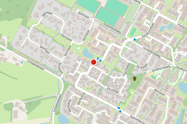 Brandweer-melding op Het Nardusboer, Oldenzaal op 4 juli, kaart-overzicht