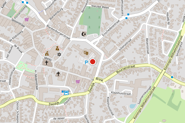 Brandweer-melding op Sterrebosstraat, Haaksbergen op 4 juli, kaart-overzicht