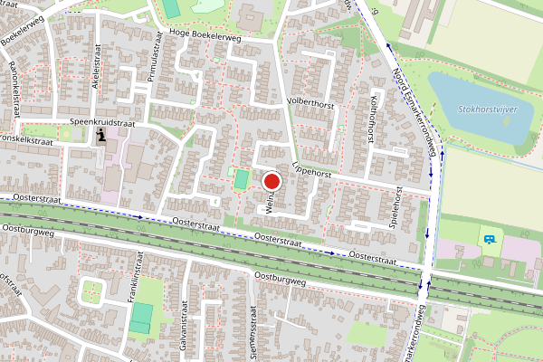Brandweer-melding op Welnahorst, Enschede op 5 juli, kaart-overzicht