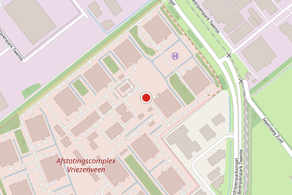 Brandweer-melding op Bedrijvenpark Twente, Almelo op 7 juli, kaart-overzicht