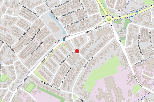 Brandweer-melding op Ferdinand Bolstraat, Haaksbergen op 9 juli, kaart-overzicht
