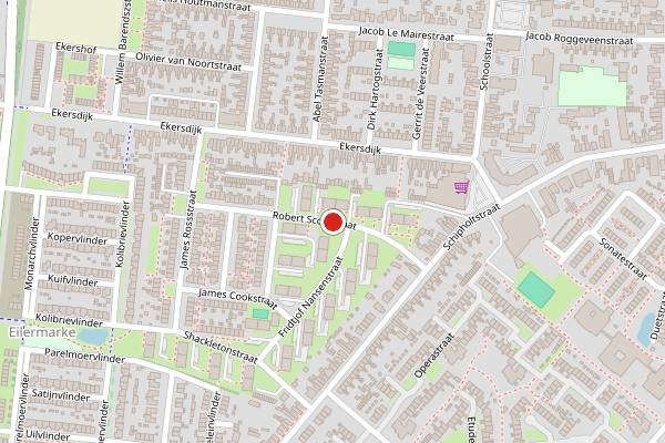 Brandweer-melding op Robert Scottstraat, Enschede op 9 juli, kaart-overzicht