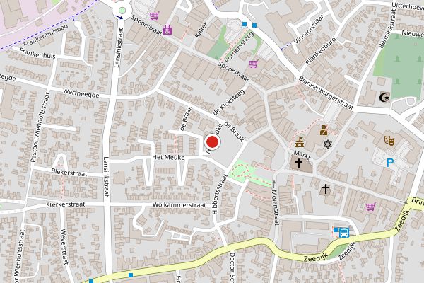 Brandweer-melding op Het Meuke, Haaksbergen op 13 april, kaart-overzicht