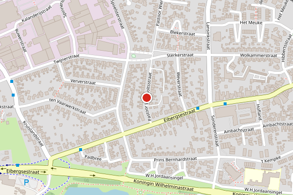 Brandweer-melding op Pastoor Wienholtsstraat, Haaksbergen op 9 april, kaart-overzicht