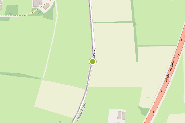 Ambulance-melding op Mentinksweg, Haaksbergen op 8 april, kaart-overzicht