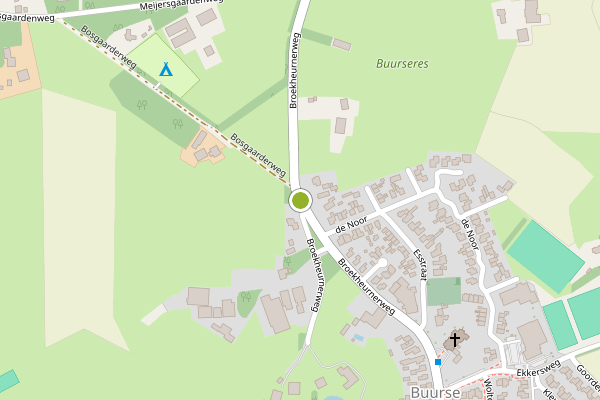 Ambulance-melding op Broekheurnerweg, Haaksbergen op 8 mei, kaart-overzicht