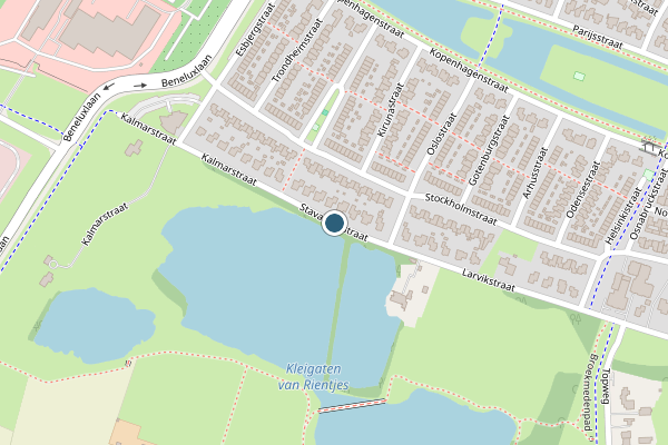 Politie-melding op Stavangerstraat, Hengelo op 9 mei, kaart-overzicht