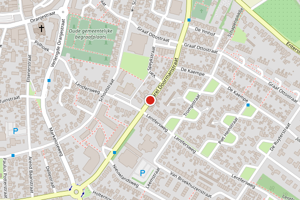 Brandweer-melding op Karel Doormanstraat, Rijssen op 11 juli, kaart-overzicht