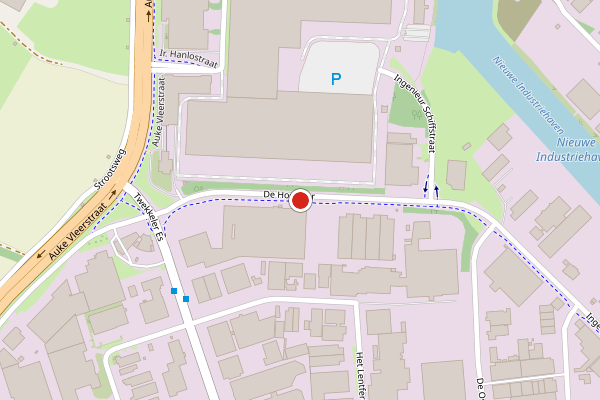Brandweer-melding op De Hoeveler, Enschede op 11 juli, kaart-overzicht