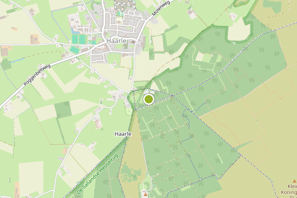 Ambulance-melding op Haarle op 13 juli, kaart-overzicht