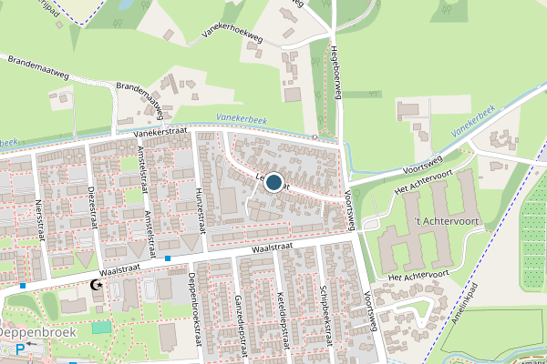 Politie-melding op Lekstraat, Enschede op 13 juli, kaart-overzicht