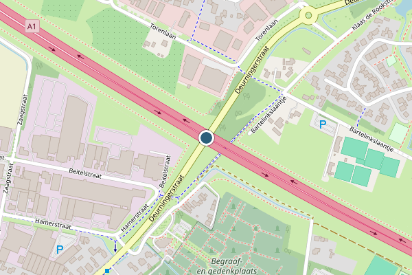 Politie-melding op Deurningerstraat, Hengelo op 14 juli, kaart-overzicht