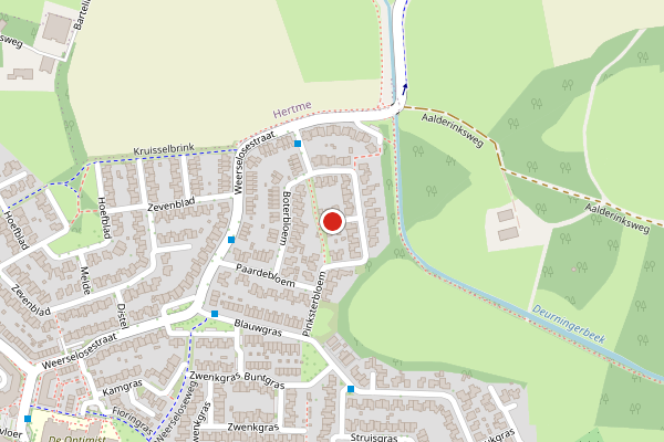 Brandweer-melding op Pinksterbloem, Borne op 17 juli, kaart-overzicht