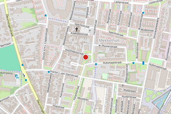 Brandweer-melding op Fazantstraat, Enschede op 18 juli, kaart-overzicht