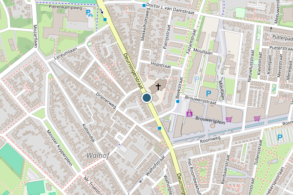 Politie-melding op Deurningerstraat, Enschede op 18 juli, kaart-overzicht