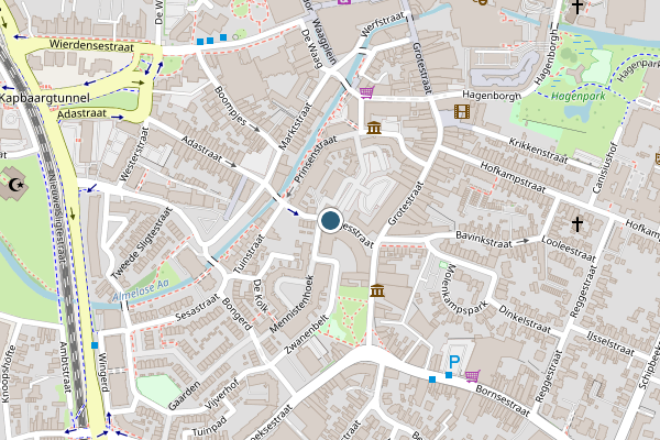 Politie-melding op Holtjesstraat, Almelo op 18 juli, kaart-overzicht