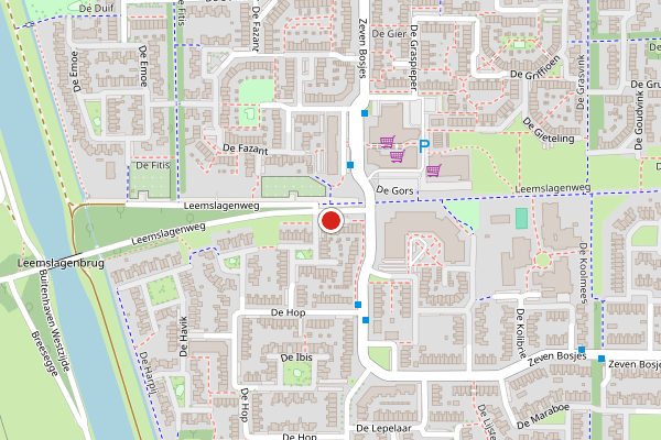 Brandweer-melding op De Houtsnip, Almelo op 11 mei, kaart-overzicht