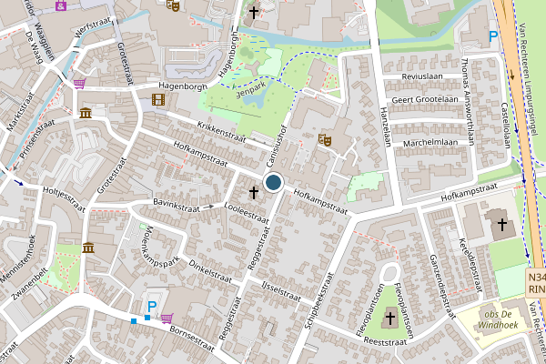 Politie-melding op Hofkampstraat, Almelo op 11 mei, kaart-overzicht