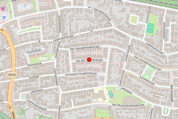 Brandweer-melding op Van der Heydenstraat, Enschede op 20 juli, kaart-overzicht