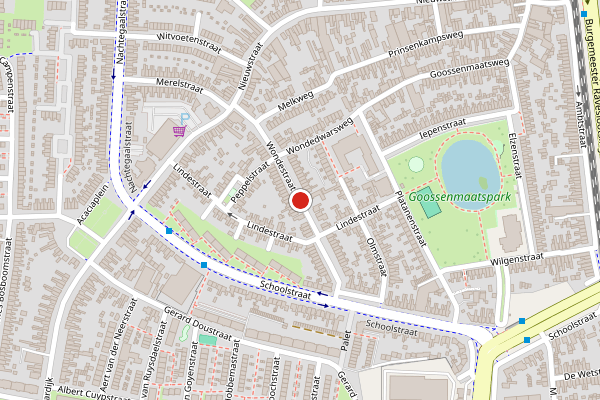 Brandweer-melding op Wondestraat, Almelo op 23 juli, kaart-overzicht