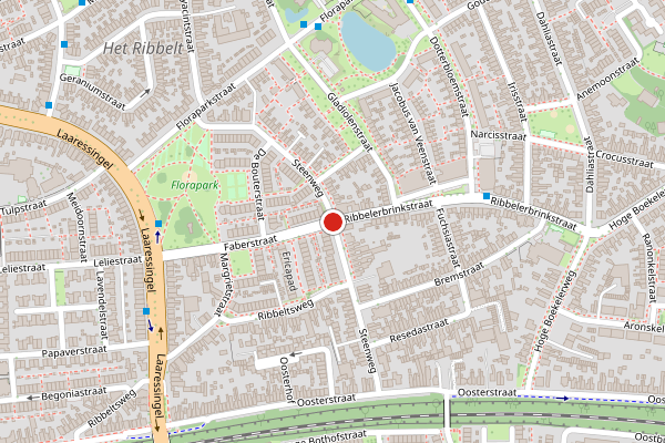 Brandweer-melding op Steenweg, Enschede op 23 juli, kaart-overzicht