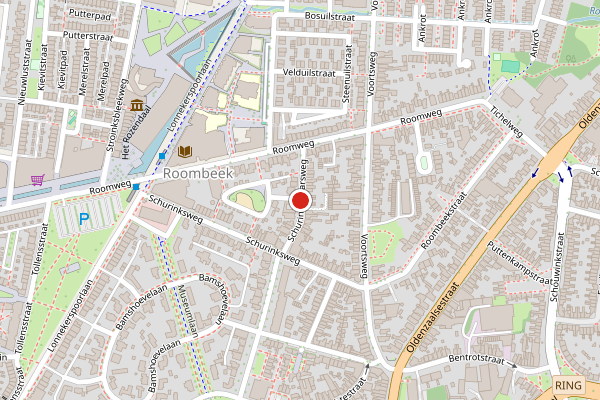 Brandweer-melding op Schurinksdwarsweg, Enschede op 24 juli, kaart-overzicht