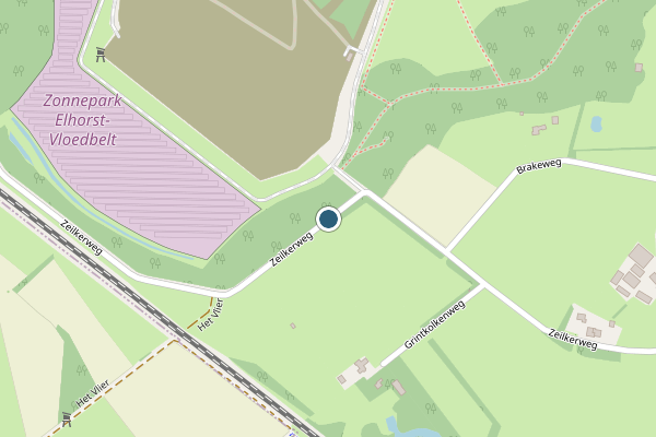 Politie-melding op Zeilkerweg, Zenderen op 24 juli, kaart-overzicht