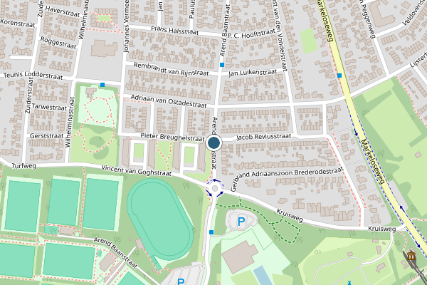 Politie-melding op Arend Baanstraat, Rijssen op 13 mei, kaart-overzicht