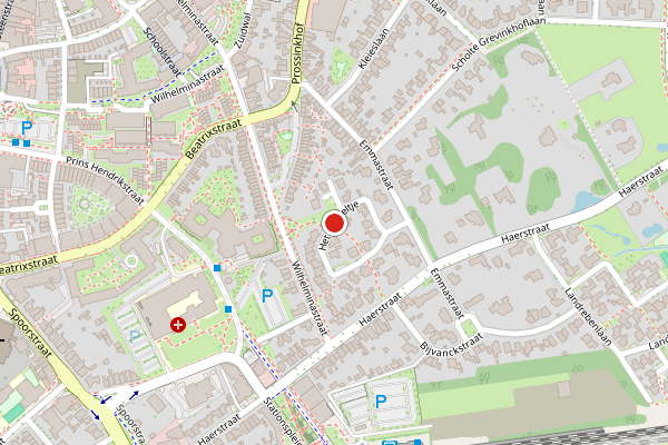 Brandweer-melding op Het Heuveltje, Oldenzaal op 28 juni, kaart-overzicht