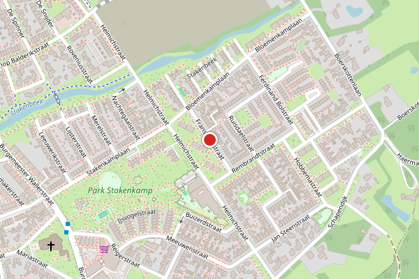 Brandweer-melding op Frans Halsstraat, Oldenzaal op 26 juni, kaart-overzicht