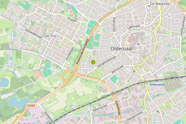 Ambulance-melding op Oldenzaal op 24 juni, kaart-overzicht