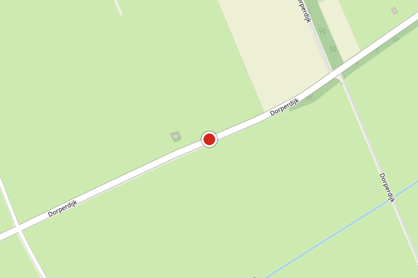 Brandweer-melding op Dorperdijk, Holten op 2 juli, kaart-overzicht