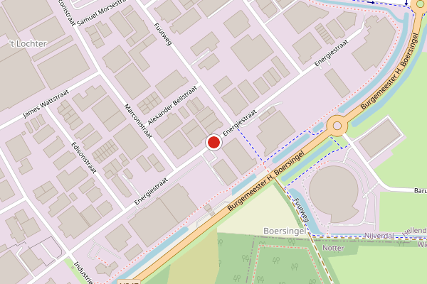 Brandweer-melding op Energiestraat, Nijverdal op 6 juli, kaart-overzicht