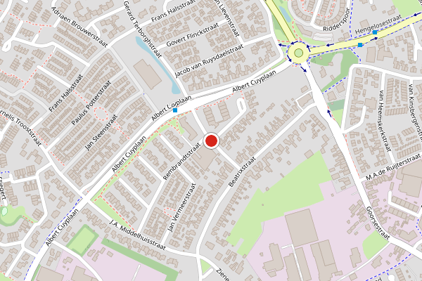 Brandweer-melding op Ferdinand Bolstraat, Haaksbergen op 9 juli, kaart-overzicht