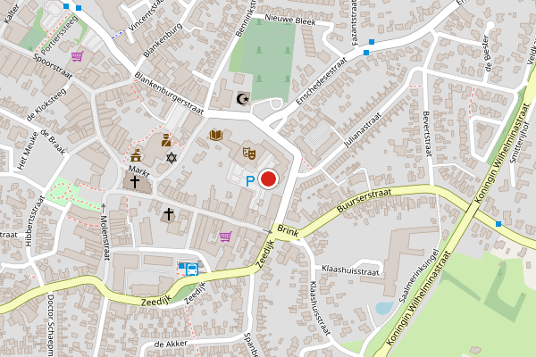 Brandweer-melding op Sterrebosstraat, Haaksbergen op 4 juli, kaart-overzicht