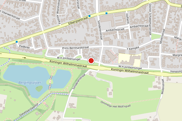 Brandweer-melding op W.H.Jordaansingel, Haaksbergen op 25 juni, kaart-overzicht