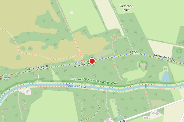 Brandweer-melding op Langenbergweg, Haaksbergen op 21 juni, kaart-overzicht