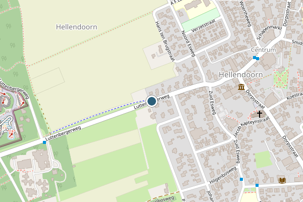 Politie-melding op Luttenbergerweg, Hellendoorn op 17 mei, kaart-overzicht