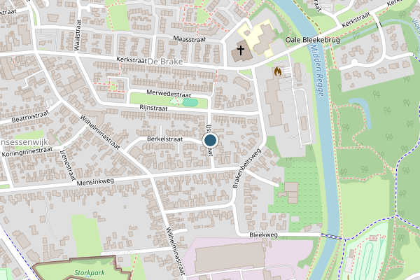 Politie-melding op IJsselstraat, Nijverdal op 16 mei, kaart-overzicht