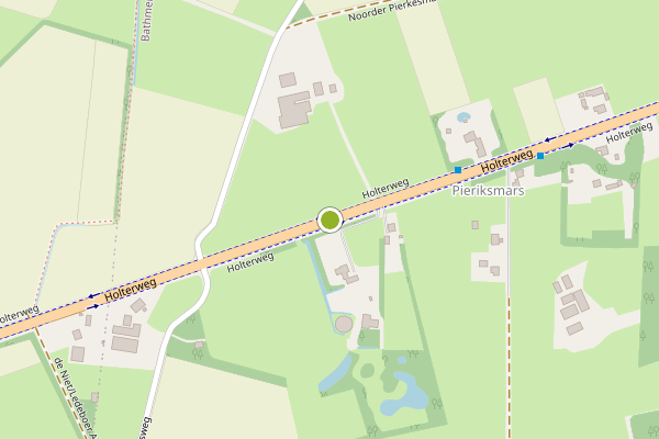Ambulance-melding op N344, Holten op 27 juni, kaart-overzicht